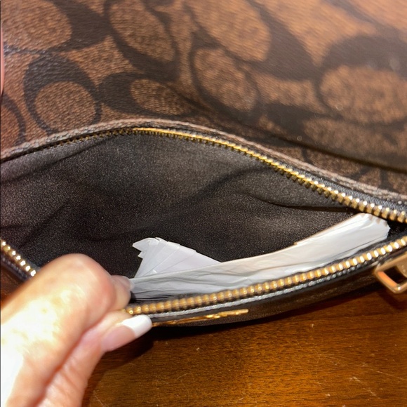 Coach Signature Black and Brown Backpack - Picture 7 of 15